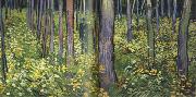 Vincent Van Gogh Undergrowth with Two Figures (nn04) oil painting picture wholesale